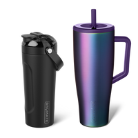 Shake + Glow Bundle | Dark Aura & Matte Black | 40oz/25oz