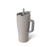 Era Flip 30 oz | Mocha | Covered Straw Tumblers | BrüMate