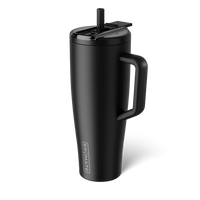 Era Flip 40 oz | Matte Black | Covered Straw Tumblers | BrüMate