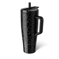 Era Flip 40 oz | Onyx Leopard | Covered Straw Tumblers | BrüMate
