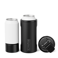 Hopsulator Trio | Matte Black 12/16oz Can Cooler | BrüMate