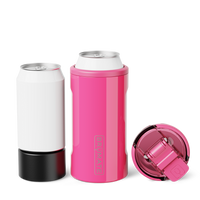 Hopsulator Trio | Neon Pink 12/16oz Can Cooler | BrüMate