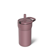Leap Rose Taupe Kids Tumbler with Straw | BrüMate