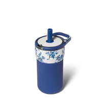 Leap 12oz | Blue Floral Tumbler for Kids | BrüMate