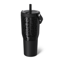 Resa Onyx Leopard: 35 oz Tumbler with Straw | BrüMate