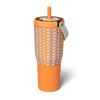Resa 35oz | Checkered Print Tumbler | BrüMate