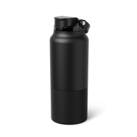Rise 35oz | Matte Black Leakproof Water Bottle | BrüMate