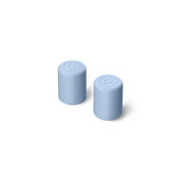 Light Blue Print Straw Covers | BrüMate