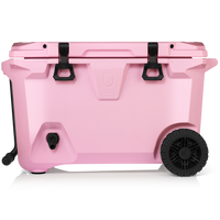 BrüTank 55-Quart Rolling Cooler | Blush