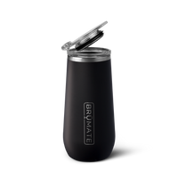 Insulated Champagne Flute (Matte Black) - BruMate