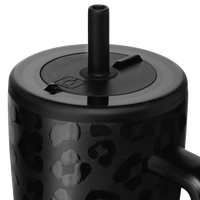 Era 30oz - Onyx Leopard - 30 oz Straw Tumbler | BrüMate - Image 3