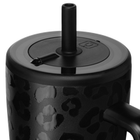 Era 30oz - Onyx Leopard - 30 oz Straw Tumbler | BrüMate - Image 2