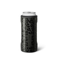 Hopsulator Slim Can Cooler (12oz) - Onyx Leopard